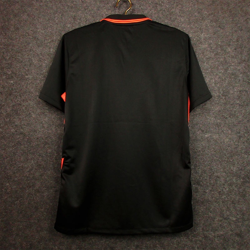 Áo Thun Thể Thao Màu Đen Đội Tuyển Netherlands Mùa Giải 20 / 21