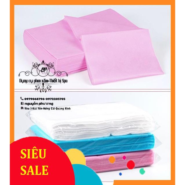 Tấm lót trải giường spa Kích thước 80*180cm (10 tấm) | BigBuy360 - bigbuy360.vn
