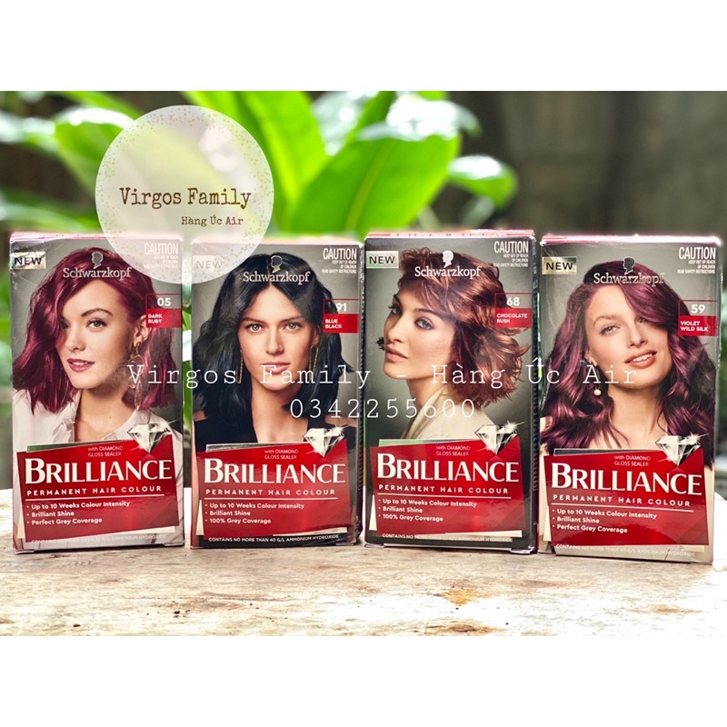 Thuốc nhuộm dưỡng tóc Schwarzkopf Brilliance Permanent Hair Colour