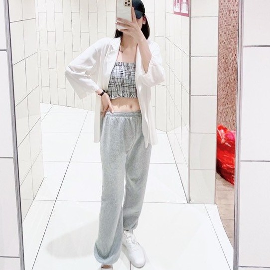 Quần Nỉ Bông GOURD Unisex [FREESHIP] 🌺 Jogger dáng thụng dây rút ống rộng màu ĐEN | XÁM Ulzzang nam nữ SIÊU  | BigBuy360 - bigbuy360.vn