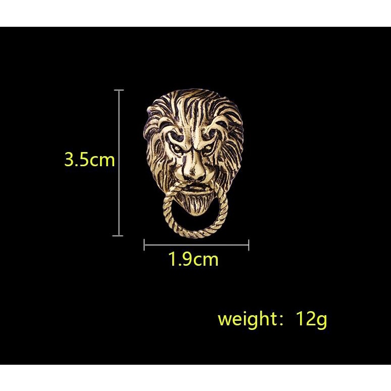Ghim Cài Áo Hình Vua Sư Tử Phong Cách Retro Cho Nam