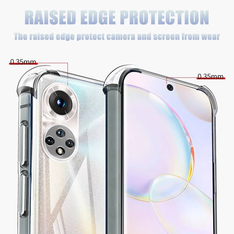Ốp điện thoại silicon trong suốt chống sốc sang trọng cho Huawei Nova 9 Pro Huawei Nova 9 8 7 5 Pro SE 7i 3i 5T