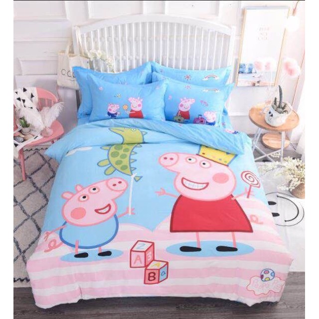 Trọn bộ chăn ga gối cotton 3D