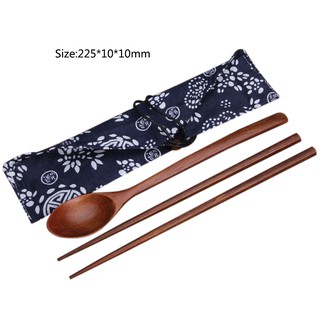 Set Đôi Đũa Và Muỗng Bằng Gỗ