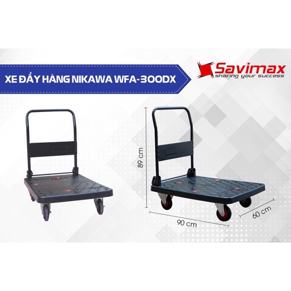 Xe đẩy hàng Nikawa WFA-300DX tải trọng 300kg - Nikawa WFA-300DX