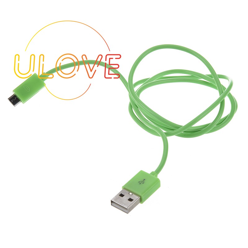 Cáp sạc / truyền dữ liệu USB 2.0 đầu cắm A cho Android MID 4 màu xanh lá