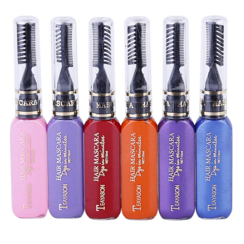 Mascara chải nhuộm màu tóc tạm thời không độc hại nhiều màu tùy chọn | BigBuy360 - bigbuy360.vn