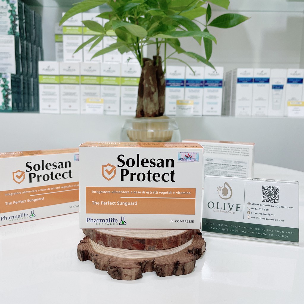[CHÍNH HÃNG - FREESHIP] Viên uống chống nắng và làm sáng da Solesan Protect Pharmalife | Thế Giới Skin Care