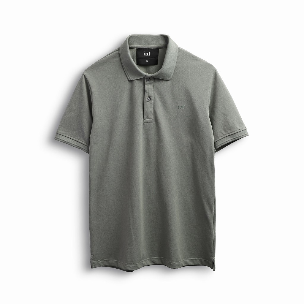 Áo Thun Polo Nam Cổ Bẻ INF in Logo, Chất Vải Cá Sấu Cotton, PL002655 , SOMEHOW