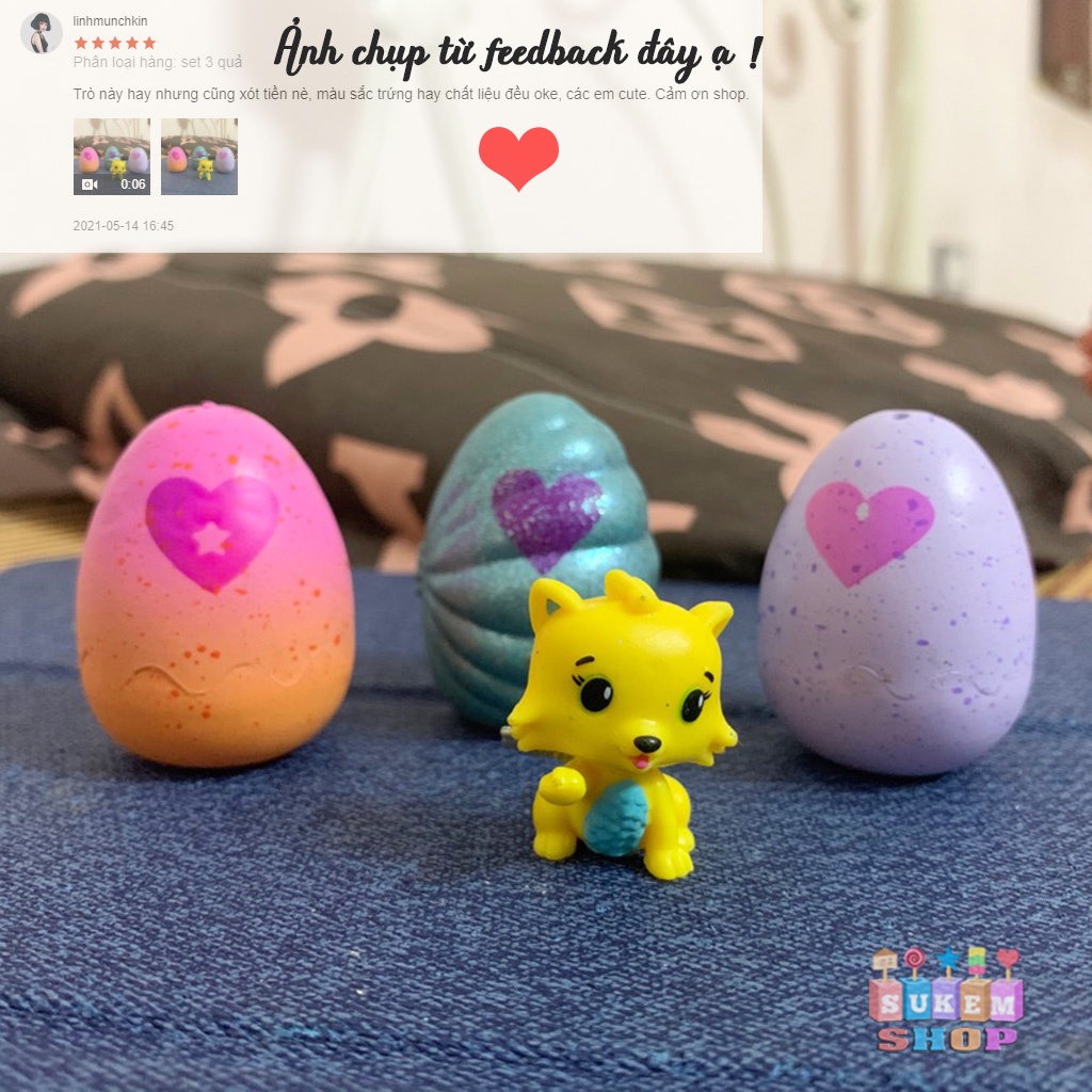 Trứng Hatchimal tặng kèm khi mua sản phẩm của shop