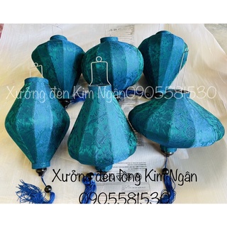 Đèn Lồng xanh Hội An (20cm -30cm-40cm) mua nhiều zl0905581530