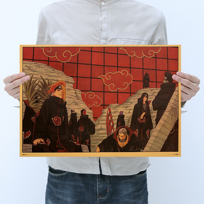 Poster Phim Anime NARUTO 50.5 * 35cm