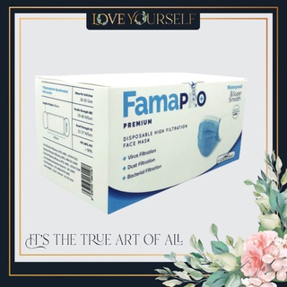 [Hàng hạt rẻ][Hàng xuất khẩu] Khẩu trang y tế cao cấp 4 lớp kháng khuẩn 99% Famapro Premium Châu Âu ( 40 cái/ hộp )