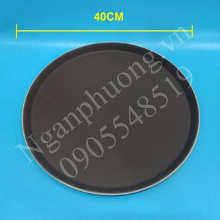 Khay tròn phục vụ chống trượt 40cm