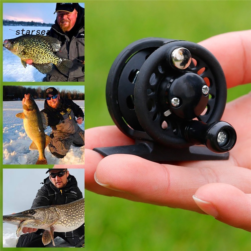 STSE_1Pc Outdoor Ice Fly Raft Fishing Accessories Plastic Reel ST 40 50 60 Wheel