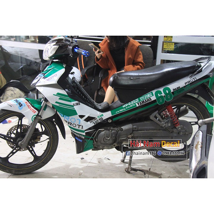 Tem Trùm Sirius Trắng Xanh Proti