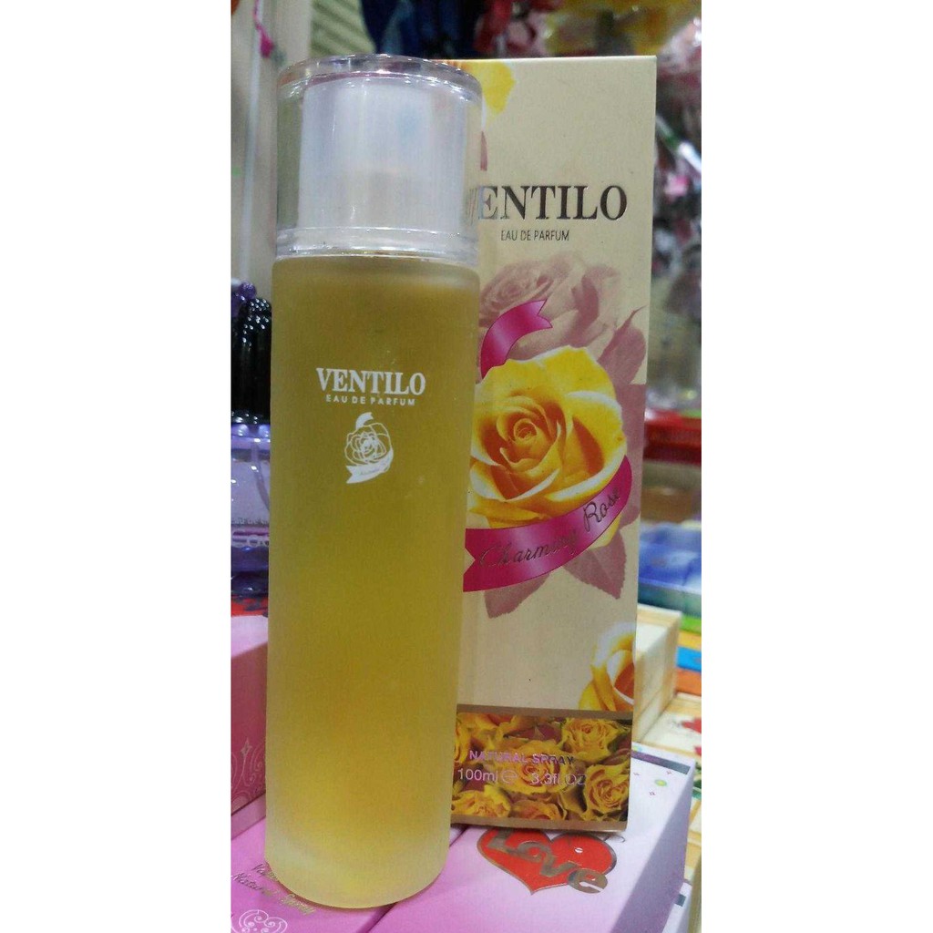 Nước hoa ventilo hoa hồng vàng 100ml Charming Rose