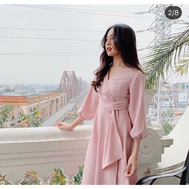 Đầm germe đi cưới