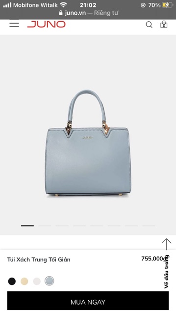 Túi Juno da cực mền giảm giá còn 650 giá gốc 755000₫