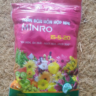 PHÂN BÓN NPK MINRO 15-5-20 (1KG)