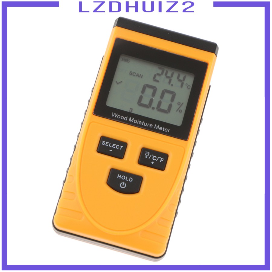 Máy Đo Độ Ẩm Gỗ Les Fleurs GM630 Màn Hình LCD Kỹ Thuật Số