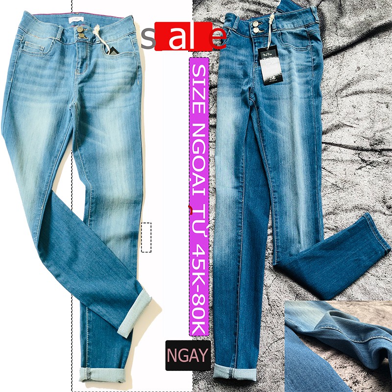 Quần jeans, hàng thương hiệu mỹ, chất mềm cao cấp NoBrandDenim