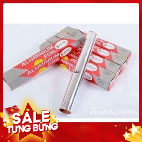 Giấy bạc bọc nướng đồ ăn Aluminium foil tiện lợi