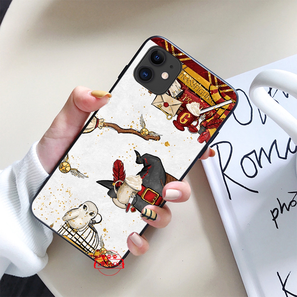 Ốp điện thoại mềm hình Harry Potter Gryffindor cho Iphone XS Max XR X 11 Pro 7 8 6 6S Plus