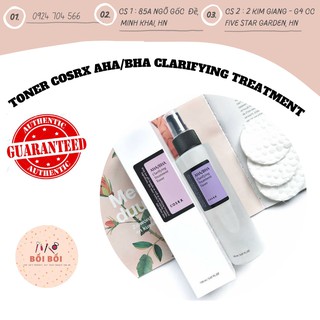 TONER TẨY DA CHẾT COSRX AHA/BHA CLARIFYING TReatment