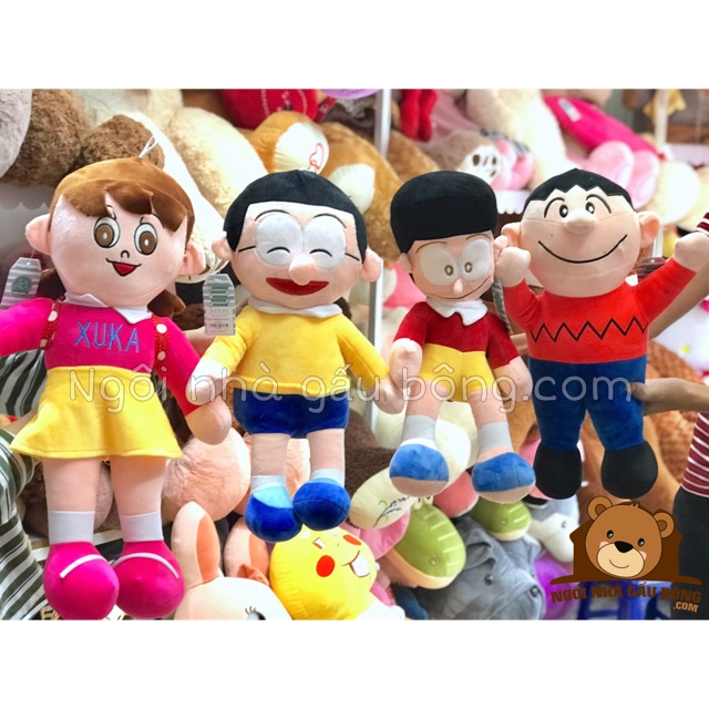 GẤU BÔNG XUKA, NOBITA,CHAIEN,XEKO