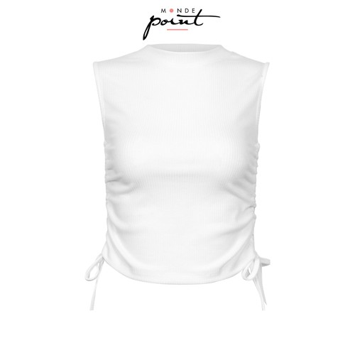 Áo T-Shirt nữ không tay Monde Point MPWA08101011 Trắng | BigBuy360 - bigbuy360.vn