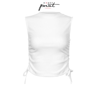 Áo T-Shirt nữ không tay Monde Point MPWA08101011 Trắng