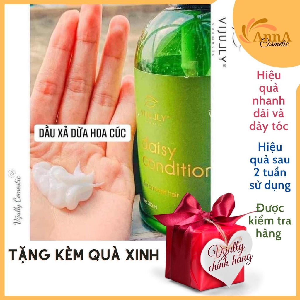 Dầu Xả Vijully Kích Thích Mọc Tóc Ngăn Rụng Tóc Phục Hồi Hư Tổn Khô Xơ Chẻ Ngọn_AnnA.GeniuneCosmetic Tặng Kẹp Tóc 19k