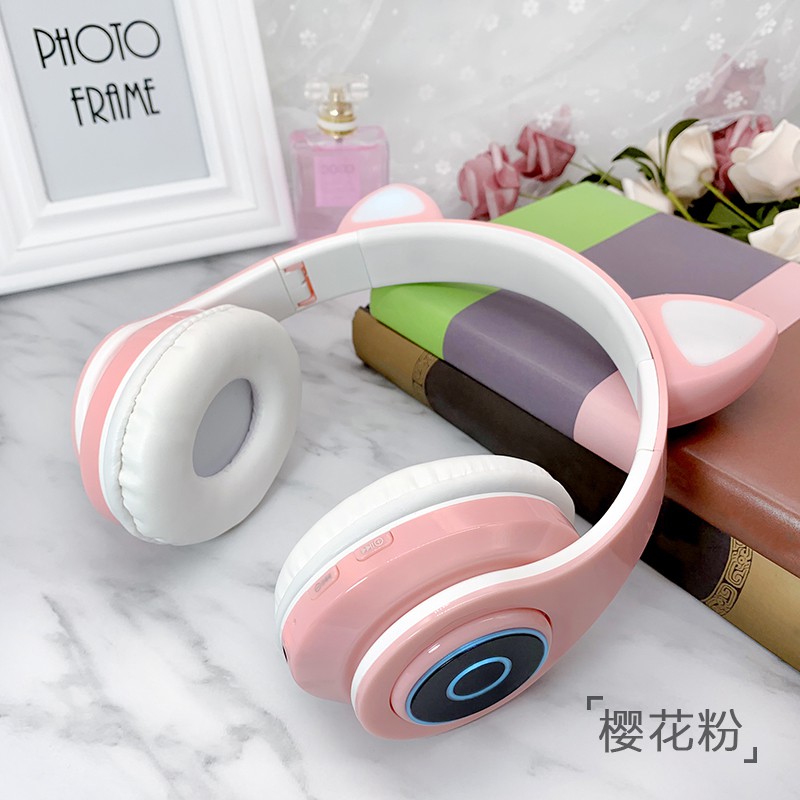 Tai Nghe Bluetooth 5.0 Không Dây Hình Tai Thỏ Có Mic | BigBuy360 - bigbuy360.vn