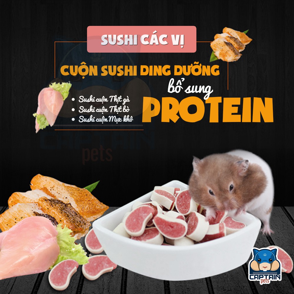 Đồ Ăn Vặt Cho Hamster - Sushi cuộn