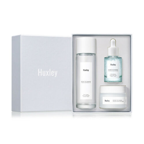 (Hàng Mới Về) Bộ Sản Phẩm Chăm Sóc Da Huxley Tripo / [Huxley] Hydration Trio Set (Toner Extract it 120ml + Essence Grab Water + Cream Fresh and More)