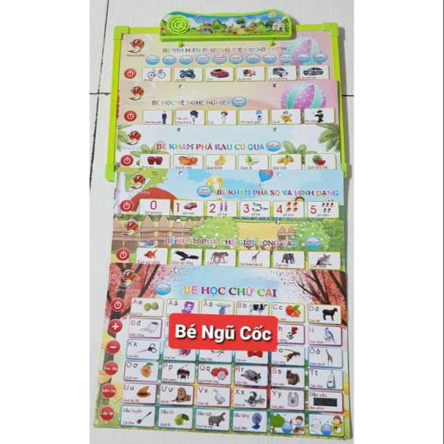 Bảng học thông minh phát âm tiếng anh - tiếng việt 11 chủ đề kèm bảng viết