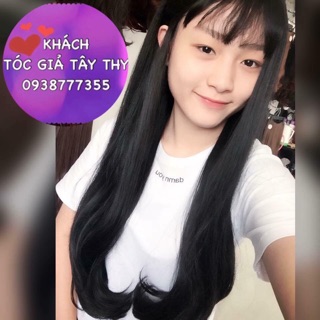 Tóc cả đầu thẳng cúp 60cm