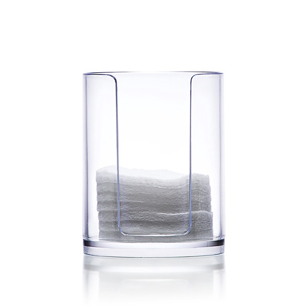 Hộp Nhựa Trong Suốt Đựng Tăm Bông / Bông Tẩy Trang Tiện Dụng Cho Nhà Tắm