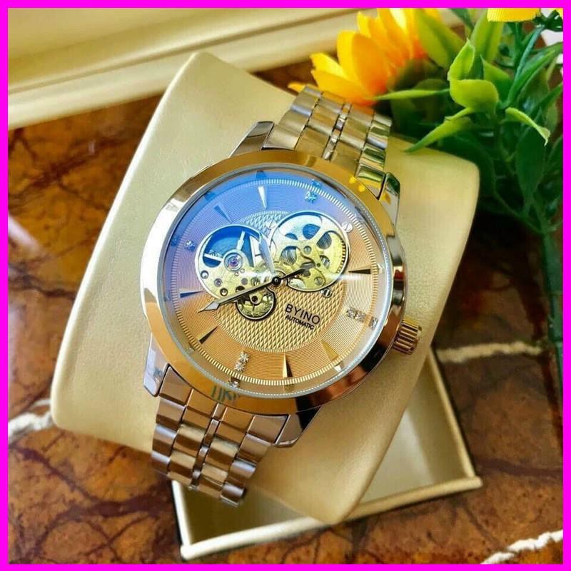 [ ĐỒNG HỒ NAM CAO CẤP ] ĐỒNG HỒ BYINO CƠ LỘ MÁY CHÍNH HÃNG CAO CẤP (TẶNG KÈM HỘP) | BigBuy360 - bigbuy360.vn