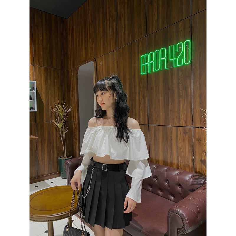 Chân váy xếp ly xích 279 ( ẢNH THẬT + CLIP BY DOKEYYY) | BigBuy360 - bigbuy360.vn