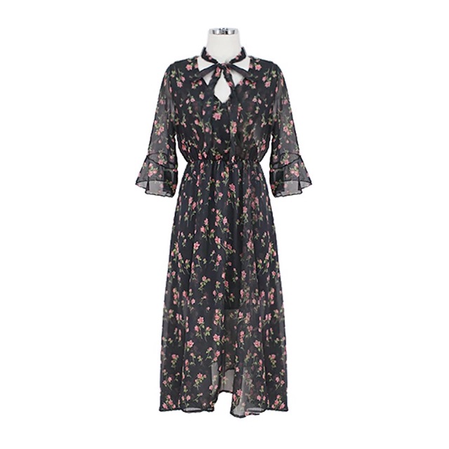 Váy hoa nhí vintage dáng dài (order) - kèm ảnh thật | BigBuy360 - bigbuy360.vn