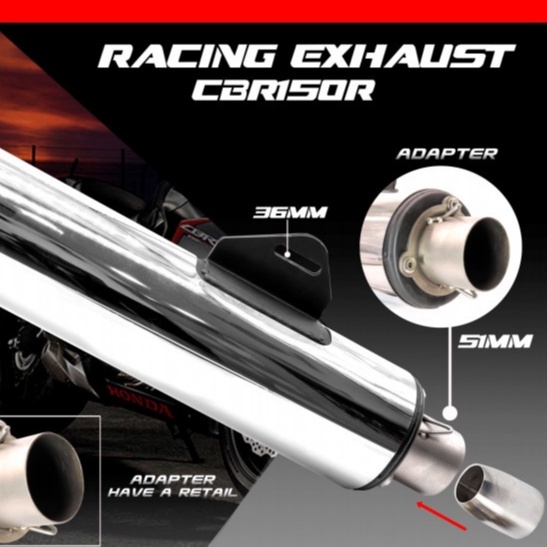 LON PÔ TĂNG R8 RACING CBR150 / SONIC150