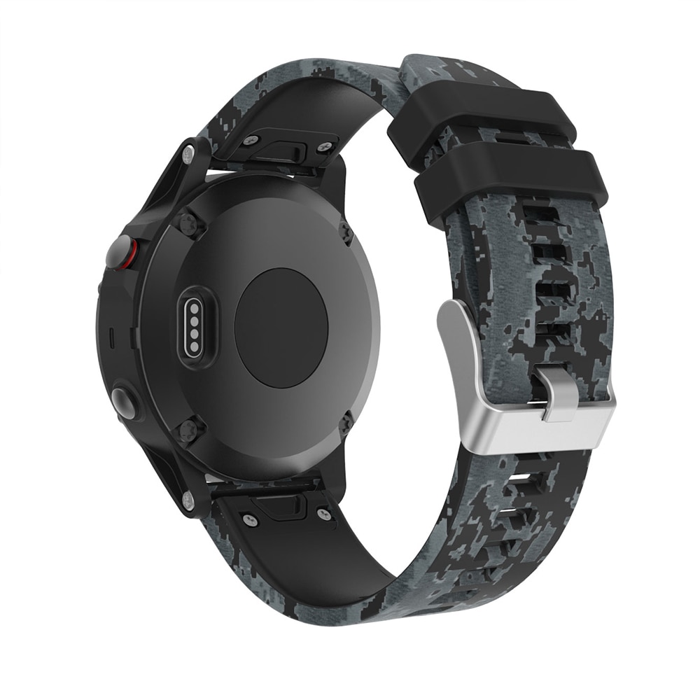 Dây Đeo Silicon Họa Tiết Rằn Ri Thay Thế Cho Đồng Hồ Thông Minh Garmin Fenix 6 Pro 5 Plus Forerunner 945 935 S60
