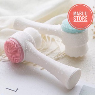 Cọ rửa mặt 2 đầu cao cấp HOT 2019