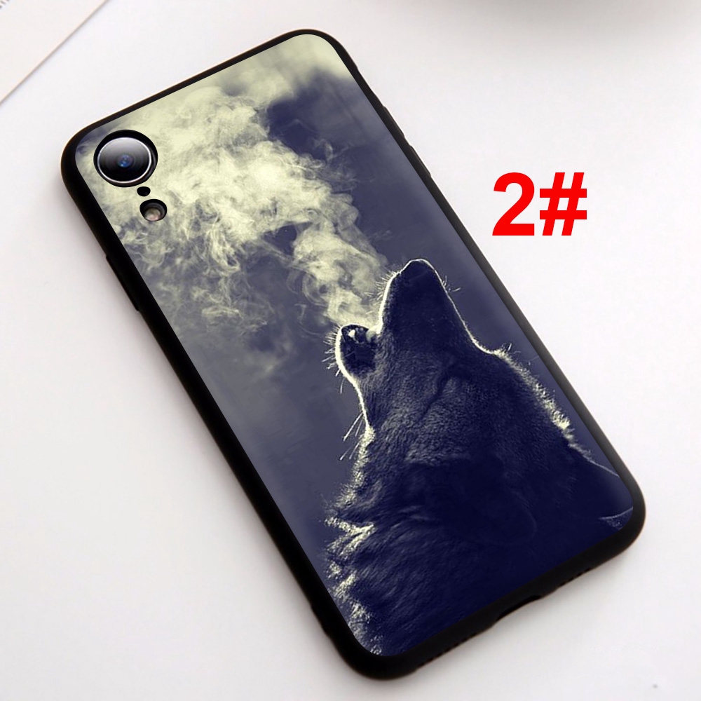 Ốp điện thoại silicon mềm hình chó sói 63F cho iPhone 11 Pro XS Max XR X 8 7 6S 6 Plus