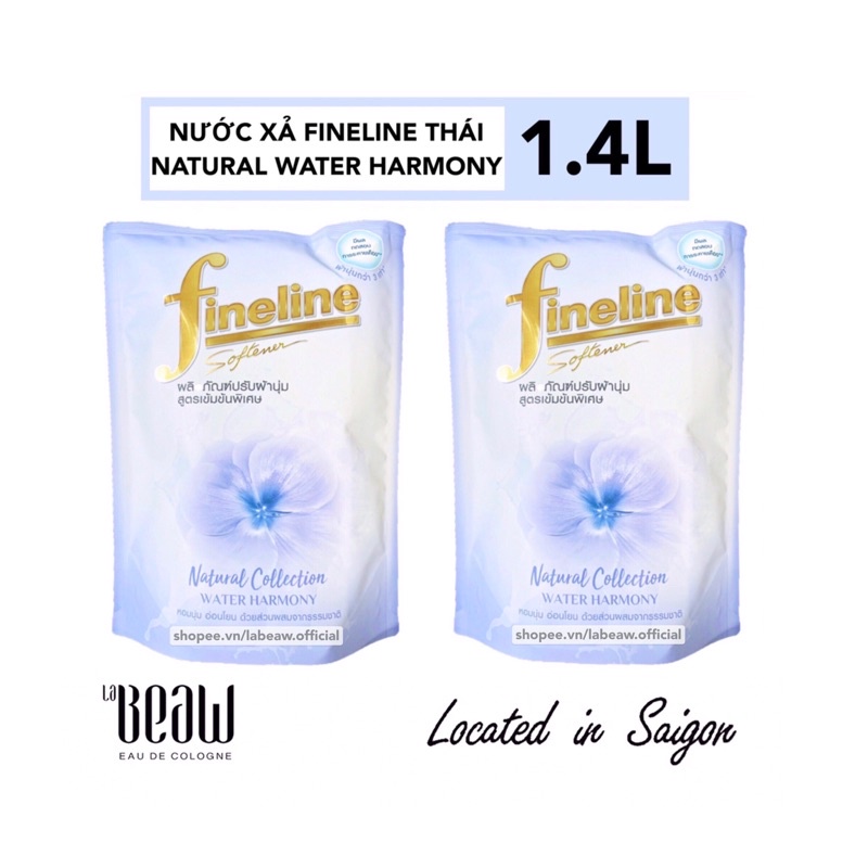 [MUA1TẶNG1] Nước xả FINELINE Thái 1.4L hương Water Harmony (thơm hơn COMFORT Thái)