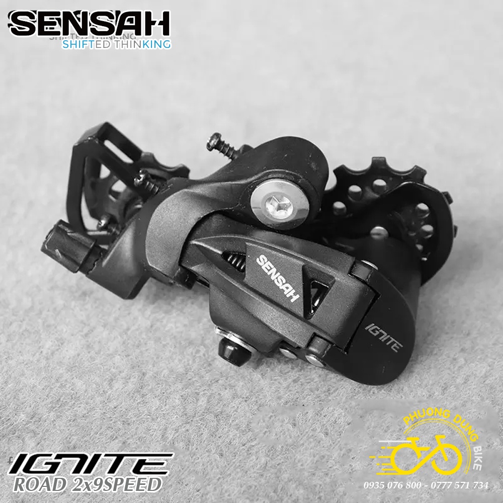 Groupset Mini: Tay đề lắc, Củ đề, Sang đĩa xe đạp SENSAH IGNITE 2x9 Speed