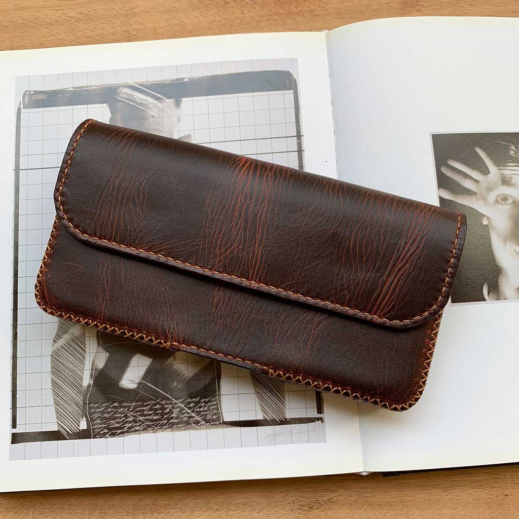 BAO DA ĐIỆN THOẠI 2 NGĂN ĐỰNG ĐƯỢC 2 SMARTPHONE - BAO DA HANDMADE