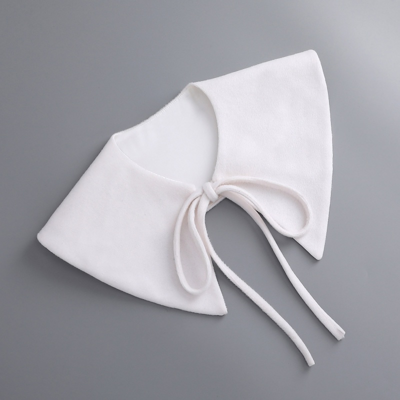 Han Khăn Choàng Cổ Giả Khăn Choàng Cổ Màu Trơn Có Thể Tháo Rời Cho Nữ Shrug